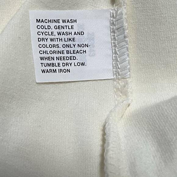 GAP Y2K Lace Trim Cotton Babydoll Tank Top Size L Romantic Angelcore - Picture 5 of 7